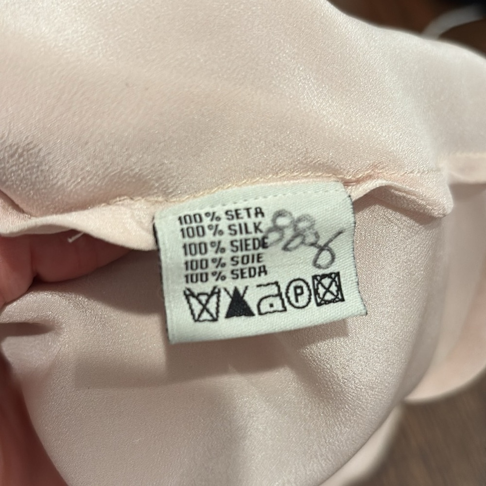Pink Ruched Relaxed Blouse - Picture 12 of 13